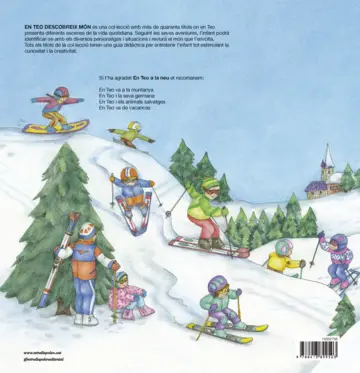 Contraportada En Teo a la neu