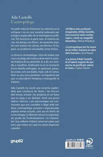 Contraportada L'antropòloga
