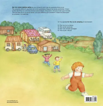 Contraportada En Teo va de càmping