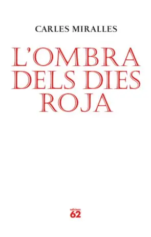 Portada L'ombra dels dies roja
