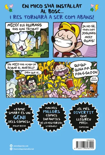 Contraportada Boni vs. Mico 2. Boni vs. Mico i la Invasió humana