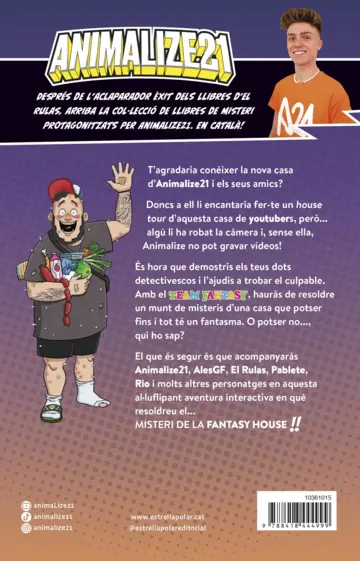 Contraportada Animalize 21 1. Animalize 21 i el misteri de la Fantasy House