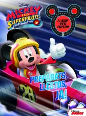 Portada Mickey i els superpilots. Llibre per pintar. Preparats, llestos, ja!