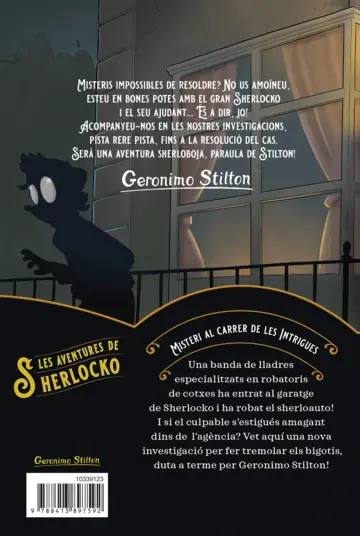 Contraportada Misteri al carrer de les Intrigues