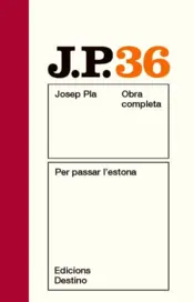 Portada Per passar l'estona