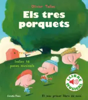 Portada Els tres porquets. Llibre musical