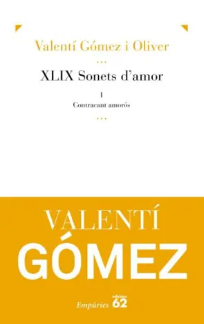 Portada XLIX sonets d'amor i Contracant amorós