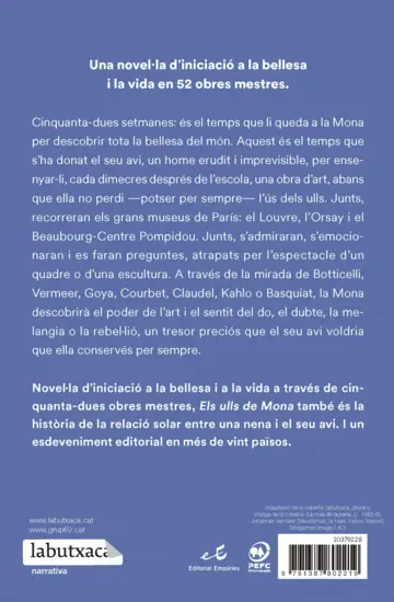 Contraportada Els ulls de Mona