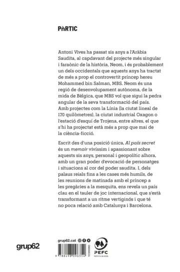 Contraportada Al país secret