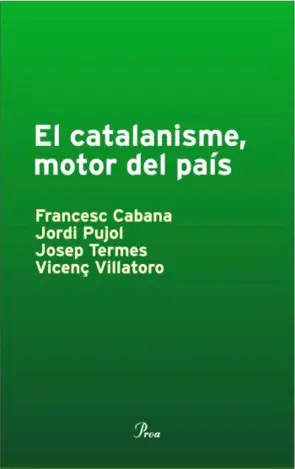 Portada El catalanisme, motor del país