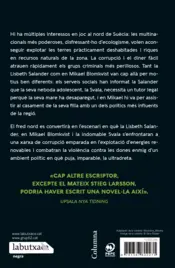 Miniatura contraportada Les urpes de l'àguila: una novel·la de la Lisbeth Salander (Sèrie Millennium 7)