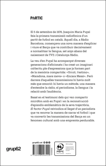 Contraportada El factor Puyal