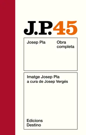 Portada O.C.J.PLA 45 IMATGE JOSEP PLA