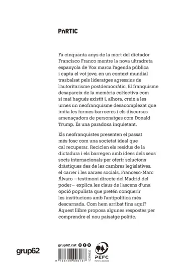 Contraportada El franquisme en temps de Trump