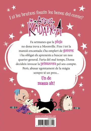 Contraportada Anna Kadabra 17. La tempesta irisada