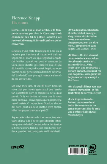 Contraportada Els noms