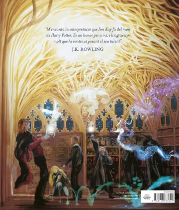 Contraportada Harry Potter i l'orde del Fènix (edició il·lustrada)
