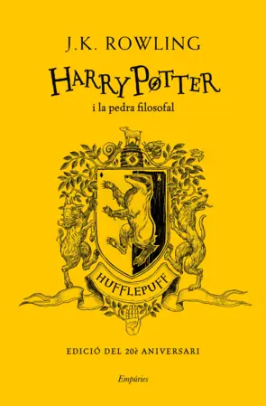 Portada Harry Potter i la pedra filosofal (Hufflepuff) TD
