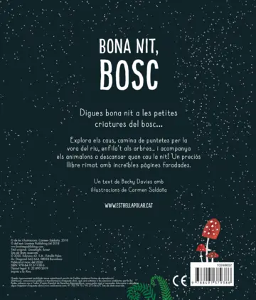 Contraportada Bona nit, bosc
