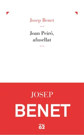 Portada Joan Peiró,  afusellat