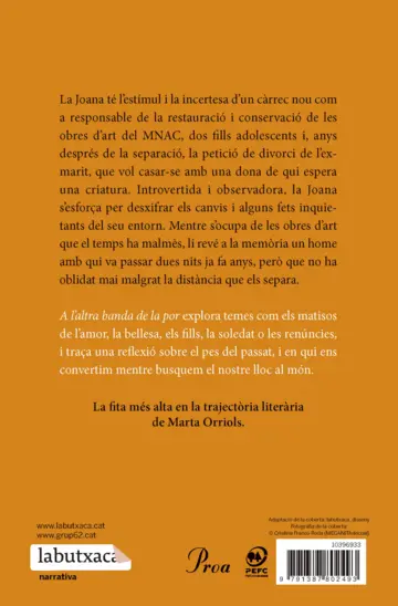 Contraportada A l'altra banda de la por