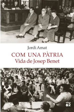 Portada Com una pàtria. Vida de Josep Benet