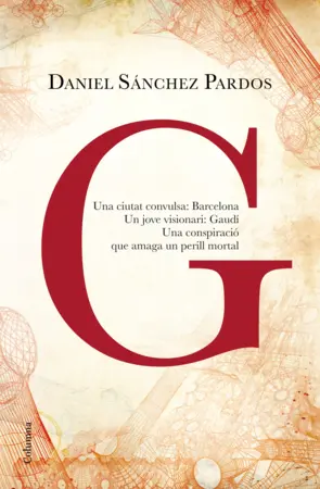 Portada G (la novel·la de Gaudí)