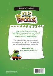 Miniatura contraportada Els PATIS 3. L'enigma del concurs impossible