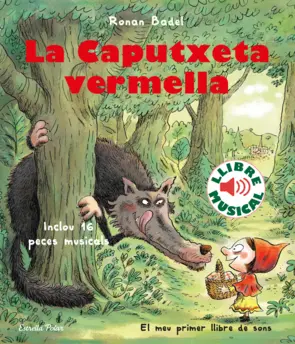 Portada La Caputxeta vermella. Llibre musical