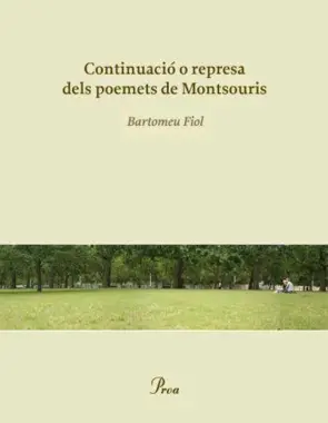 Portada Continuació o represa dels poemets de Montsouris