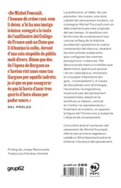 Miniatura contraportada Les paraules i les coses