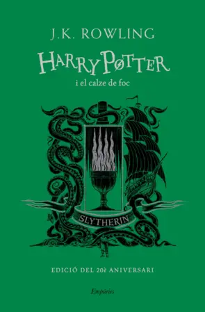 Portada Harry Potter i el calze de foc (Slytherin)