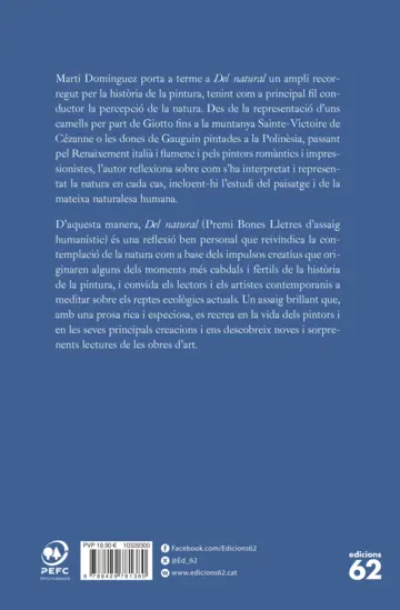 Contraportada Del natural