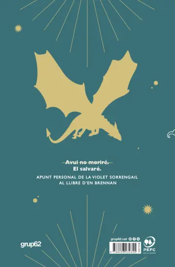 Contraportada Ales d'ònix (Empiri 3) Edició col·leccionista enriquida i limitada