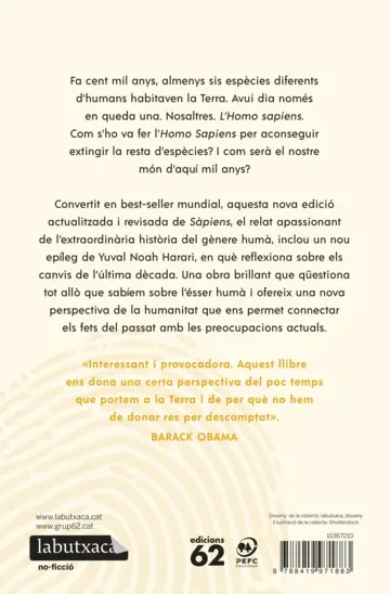 Contraportada Sàpiens (Edició actualitzada)