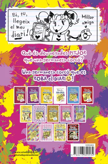 Contraportada Diari d'una penjada 16. Quina crac de germaneta!