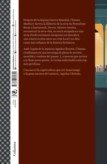 Contraportada Benvolguda senyora Christie