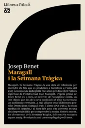 Portada Maragall i la Setmana Tràgica