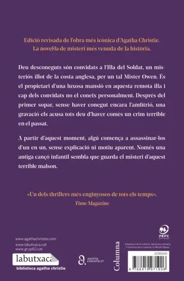 Contraportada I aleshores no en quedà cap