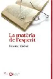 Portada La matèria de l'esperit