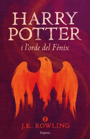 Portada Harry Potter i l'orde del Fènix (rústica)