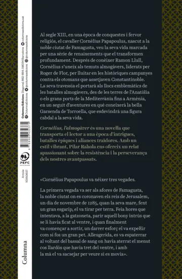Contraportada Cornèlius, l'almogàver