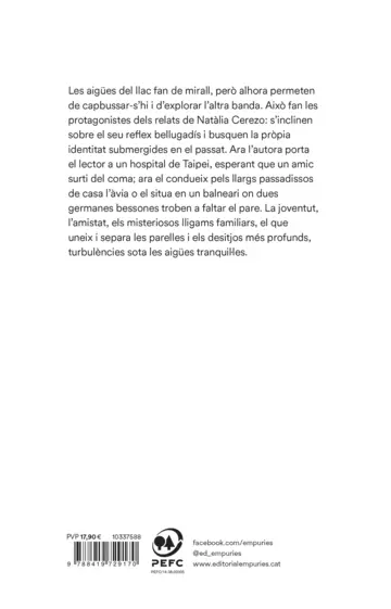 Contraportada Ara soc un llac