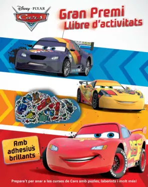Portada Cars. Gran Premi. Llibre d'activitats