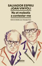 Portada No et molestis a contestar-me
