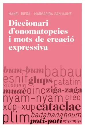 Portada Diccionari d'onomatopeies i mots de creació expressiva