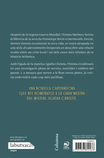 Contraportada Benvolguda senyora Christie