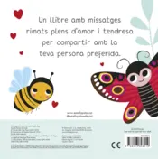 Miniatura contraportada T'estimo, cuca! Llibre de cartró amb troquells