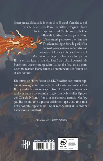 Contraportada Harry Potter i les relíquies de la Mort (Cartoné)