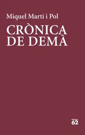 Portada Crònica de demà